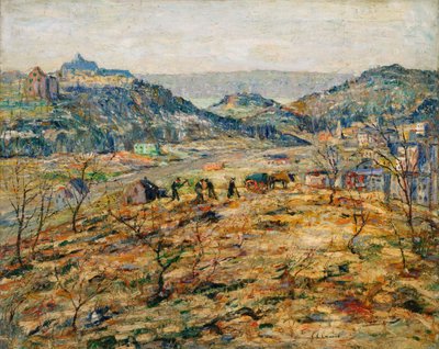 City Suburbs by Ernest Lawson